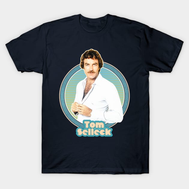 Tom Selleck /// Retro Aesthetic Design T-Shirt by DankFutura